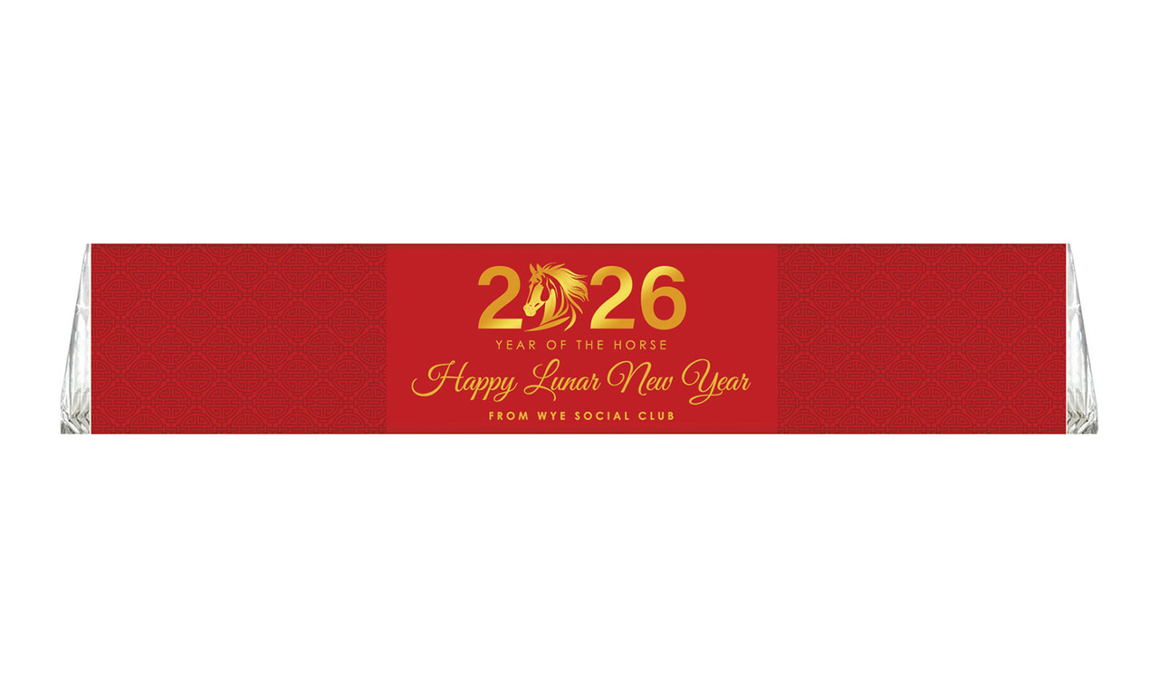 Contemporary Year Chinese New Year Custom Large Toblerone Bars 100g