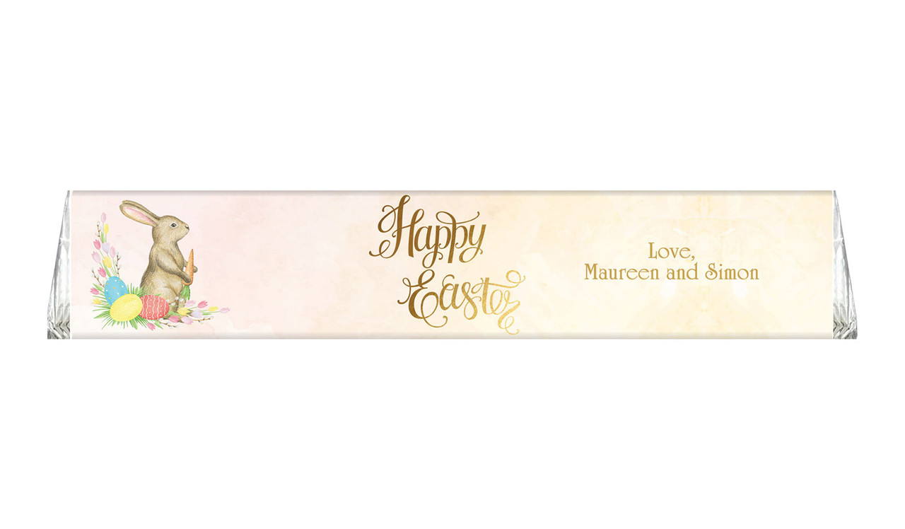 Beautiful Bunny Personalised Large Toblerone Bar 100g