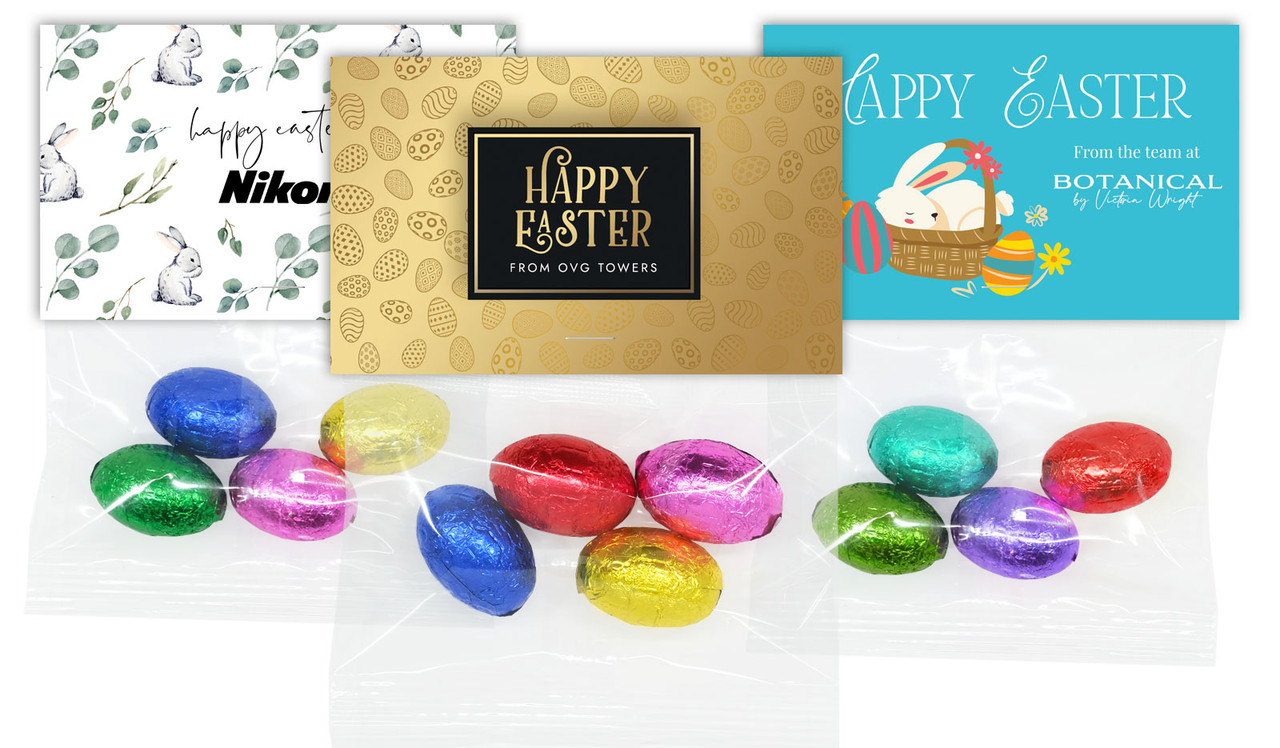 Easter Egg Lolly Bag With Topper (Incl. 4 Eggs)