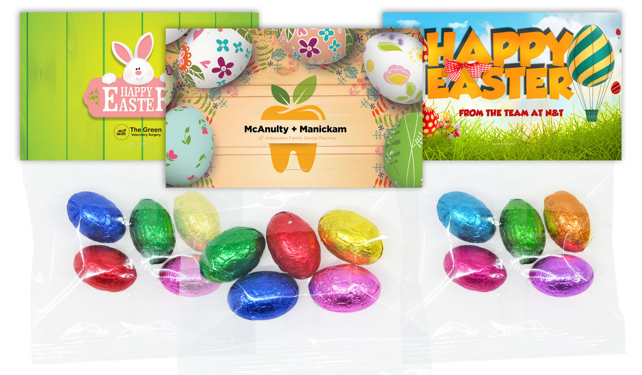 Easter Egg Lolly Bag With Topper (Incl. 5 Eggs)