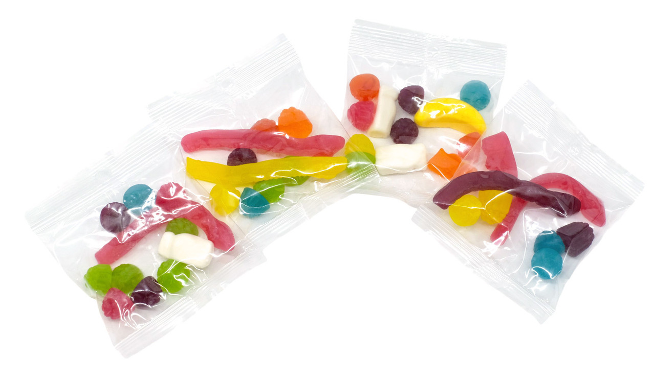 Grab And Go Unbranded Mixed Lolly Bags  50g