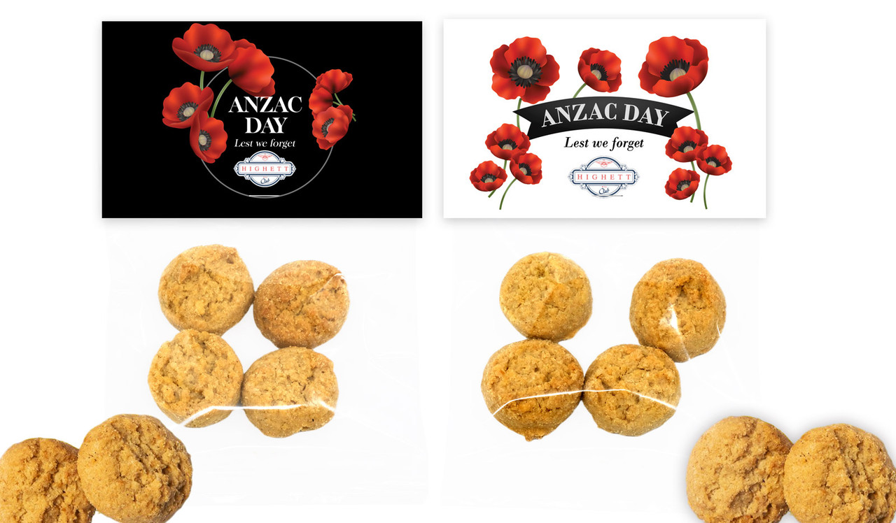 Corporate Branded Bag Of Anzac Biscuits