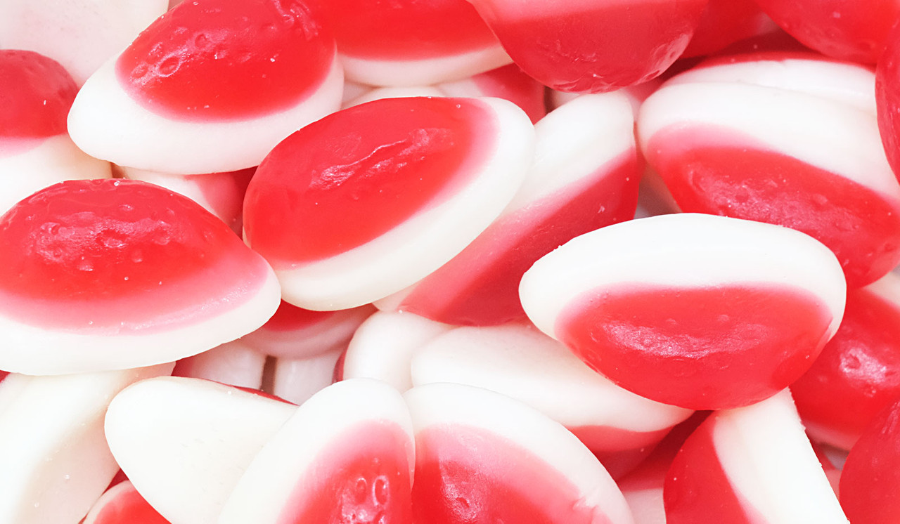 Close up of Strawberry And Cream lollies