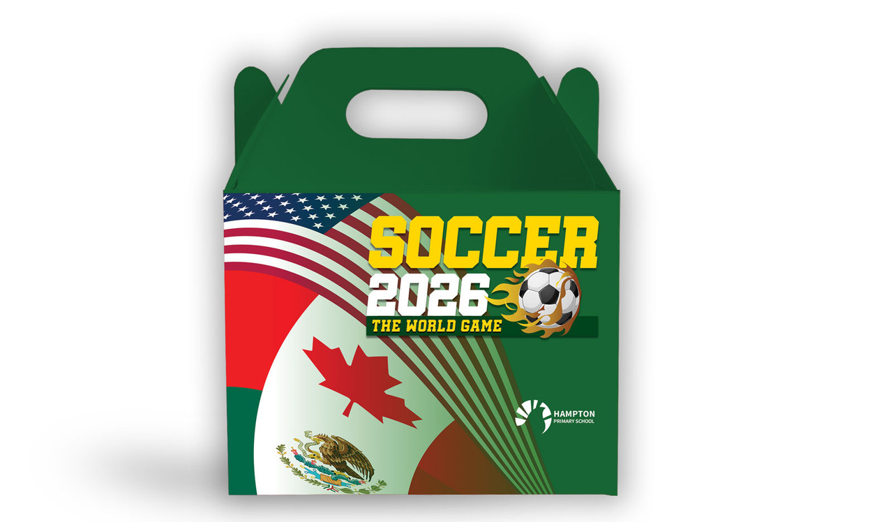 Soccer Championship Gable Favour Box
