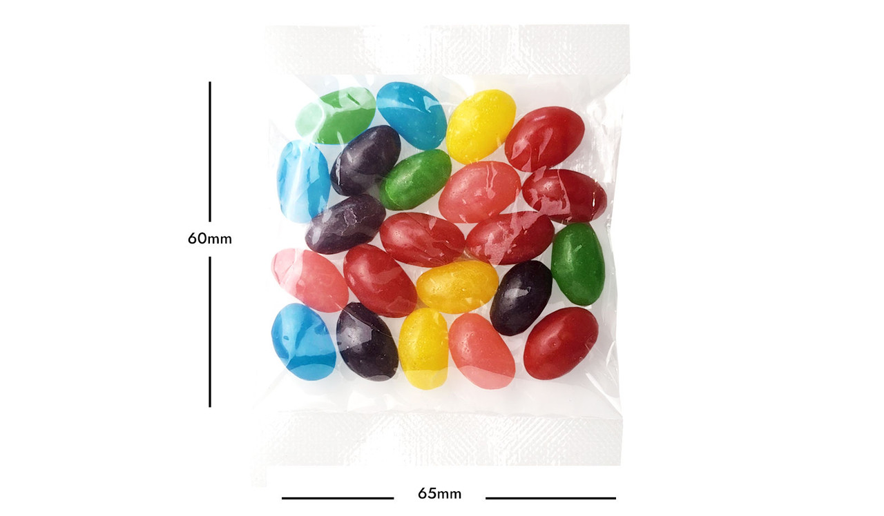 Dimensions of Branded Jelly Bean Bag 25g