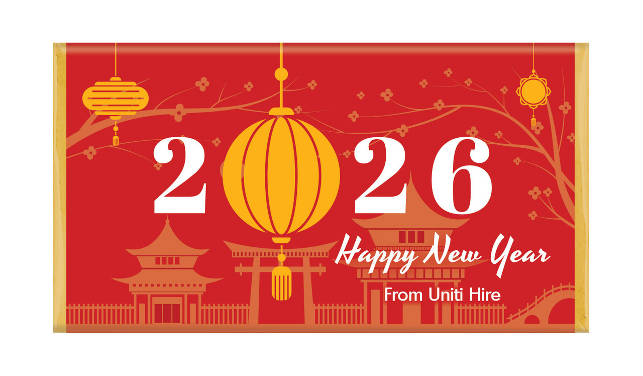 Hanging Lantern Chinese New Year Personalised Chocolate Bar