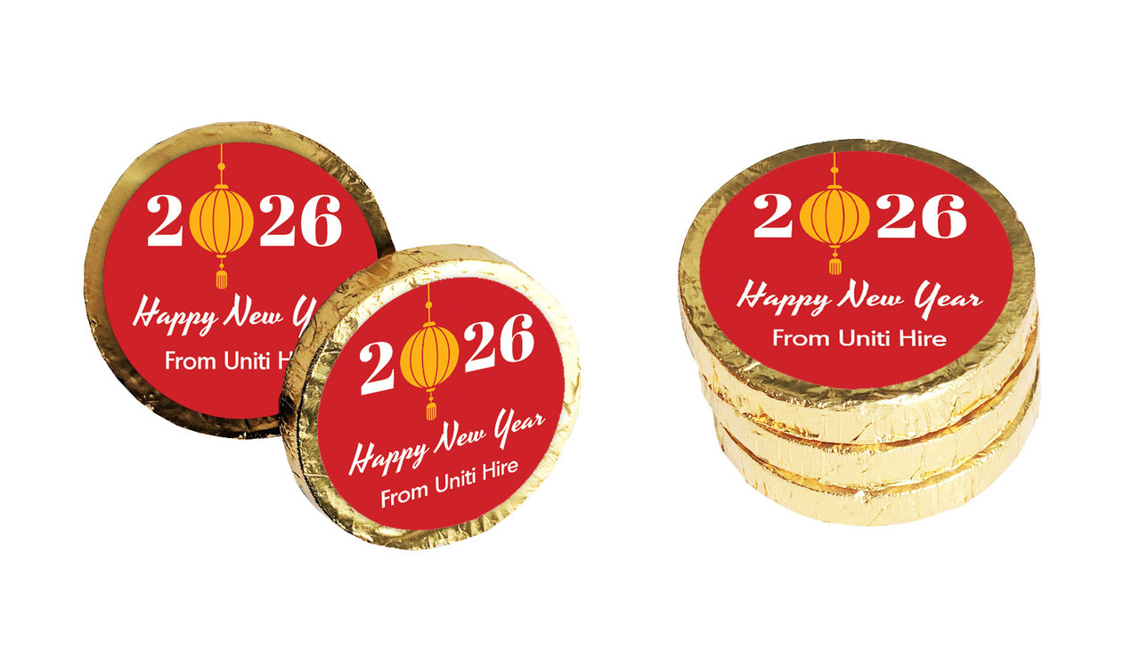 Hanging Lantern Chinese New Year Chocolate Coins (Gold Or Silver)