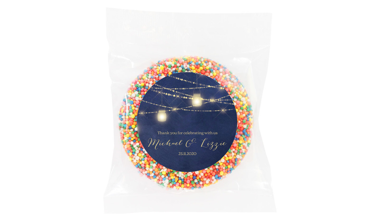 Evening Mason Jars Personalised Giant Chocolate Freckle