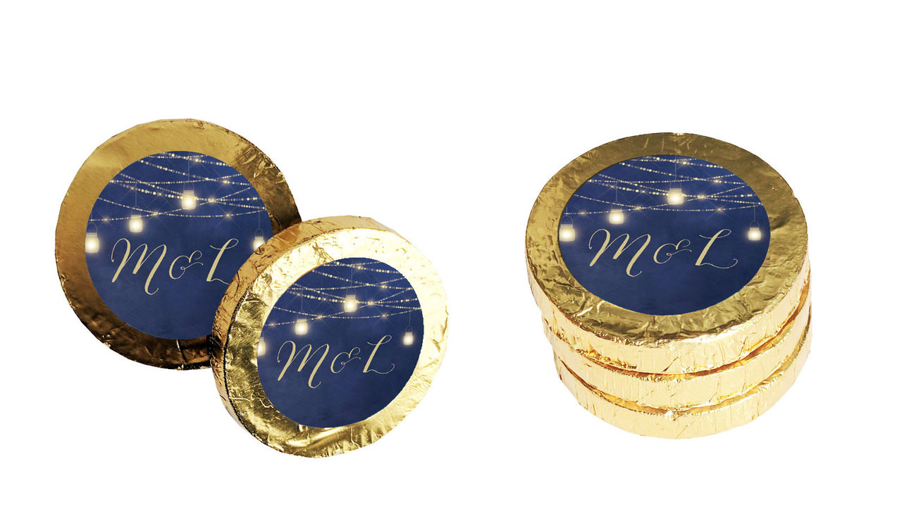 Evening Mason Jars Personalised Chocolate Coins
