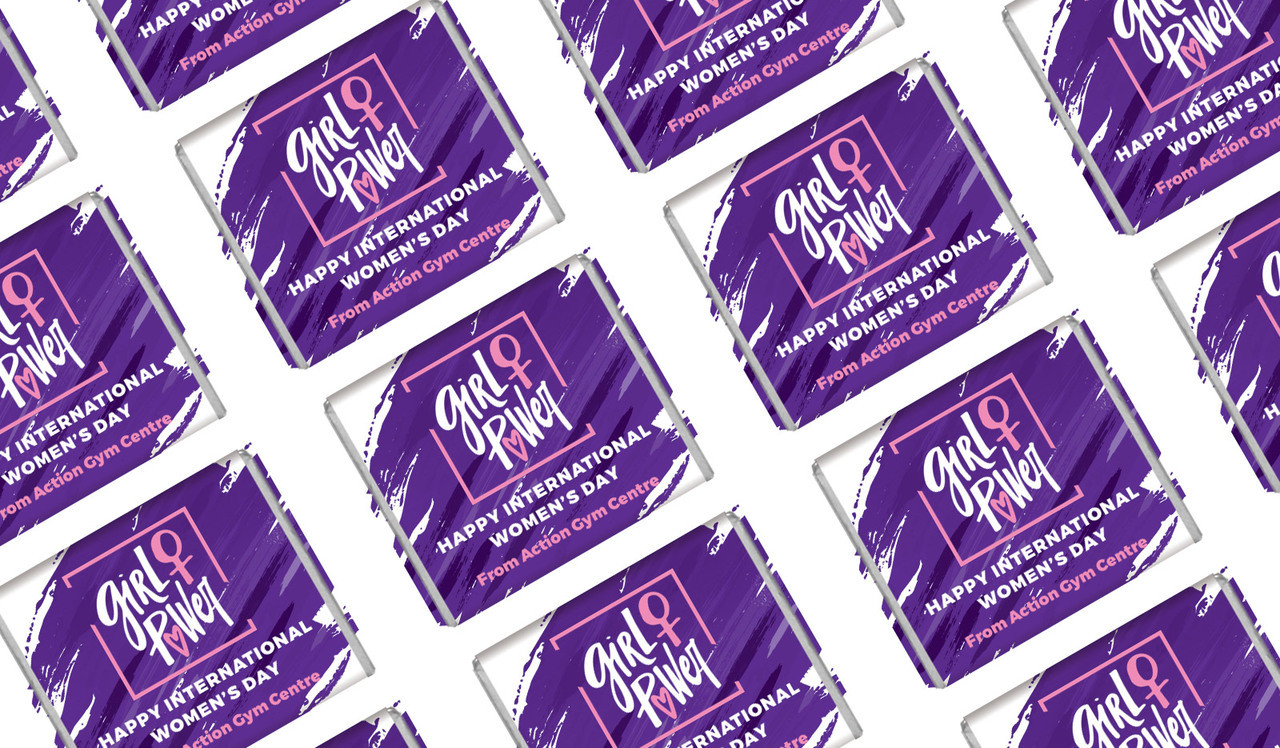 Girl Power International Women's Day Mini Chocolates