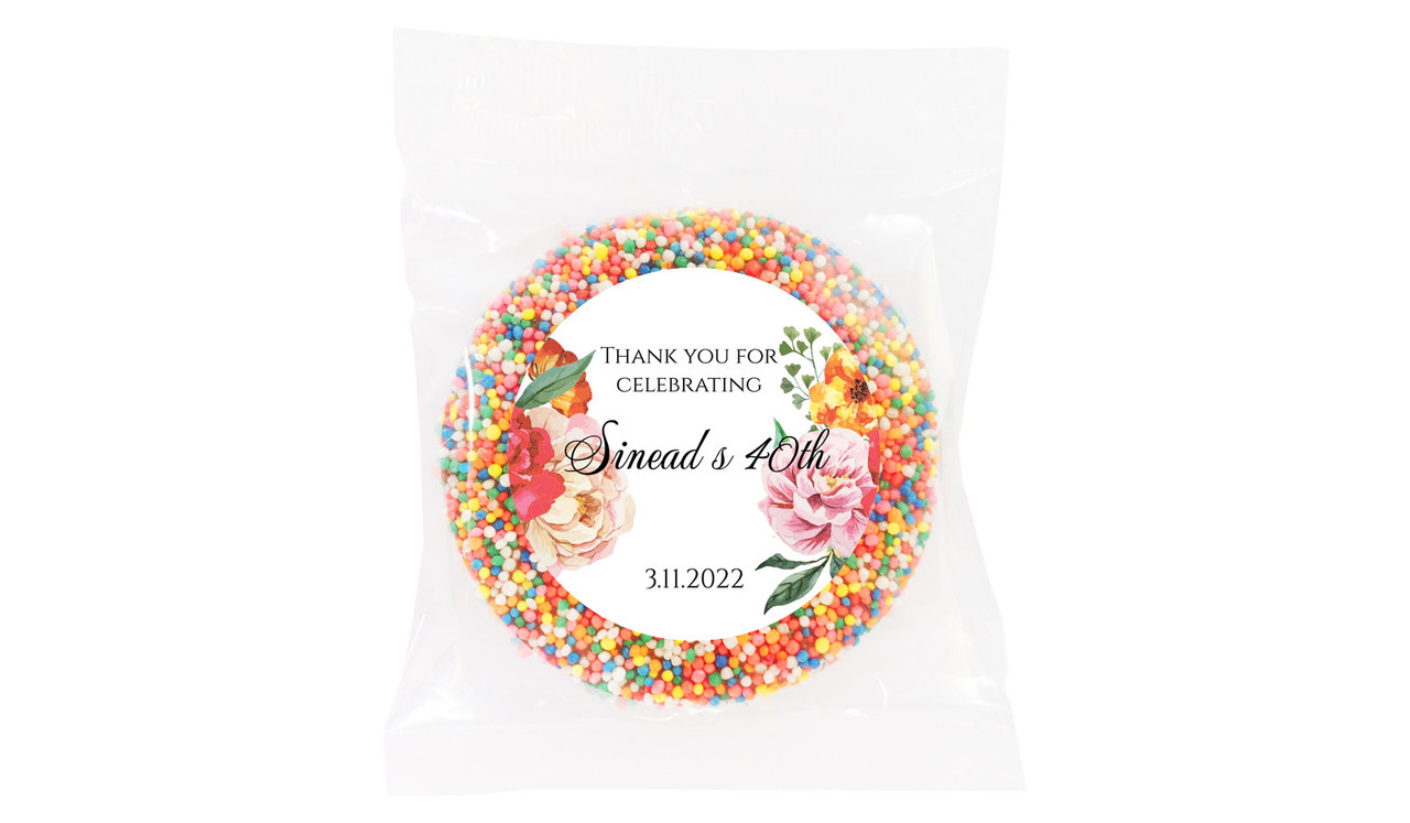 In Bloom Personalised Giant Chocolate Freckles