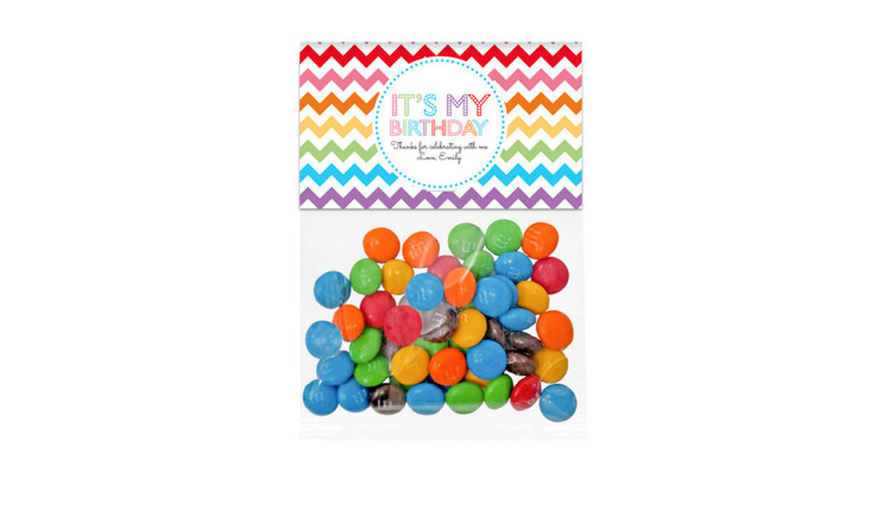 Lolly Bags With Custom Topper