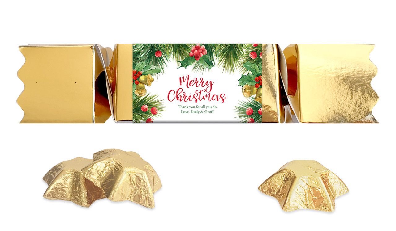 Branch Border Personalised Christmas Bon Bon