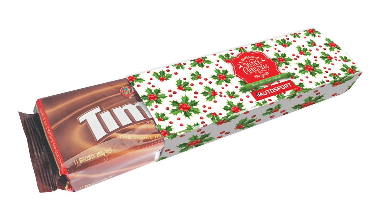 Packet Of TimTams TM With Custom Christmas Sleeve