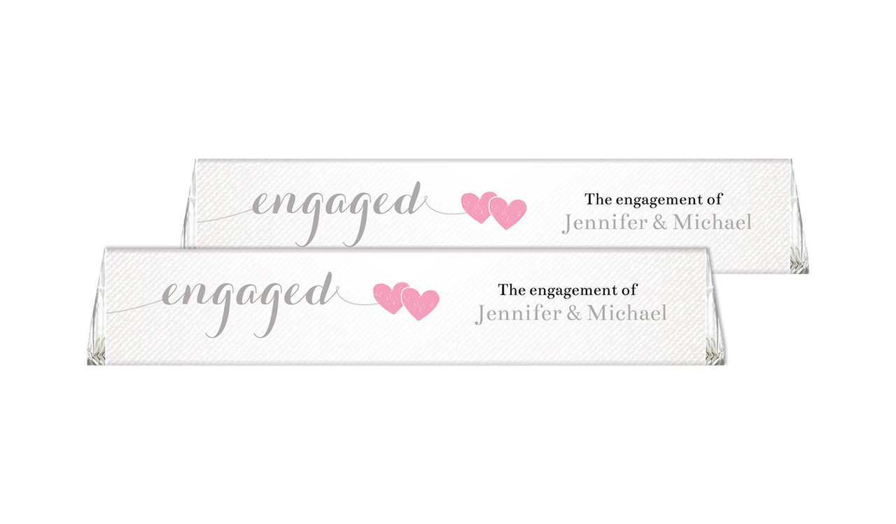 Flowing Text On Canvas Toblerone Engagement Chocolates 50g