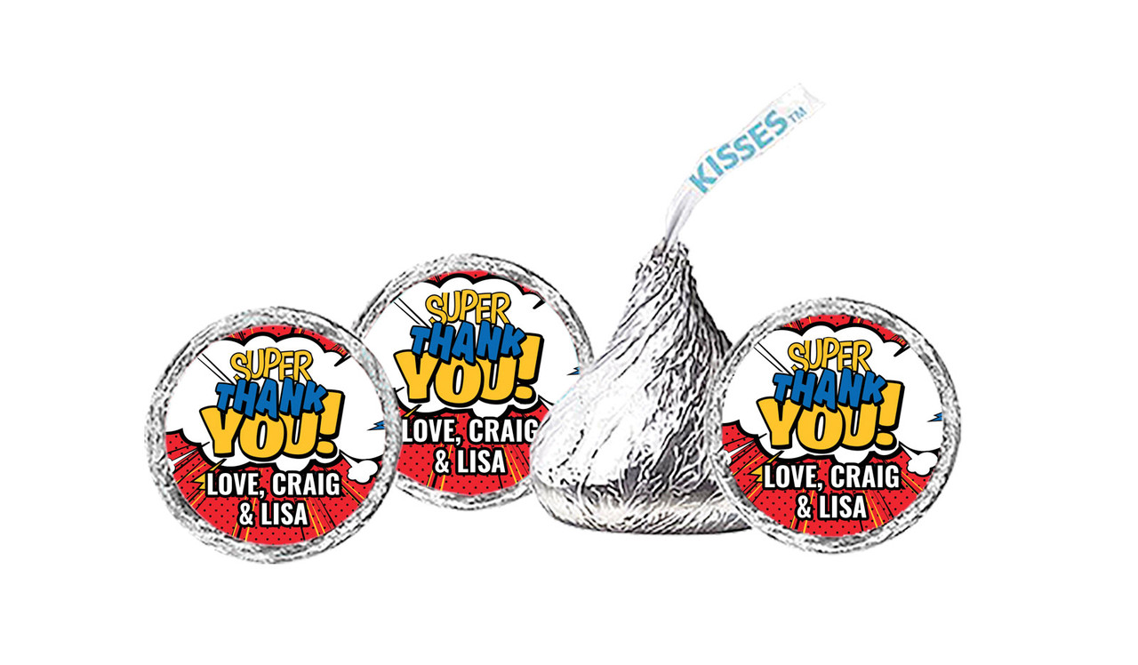 Super Thankyou Custom Thank You Hershey's Kisses