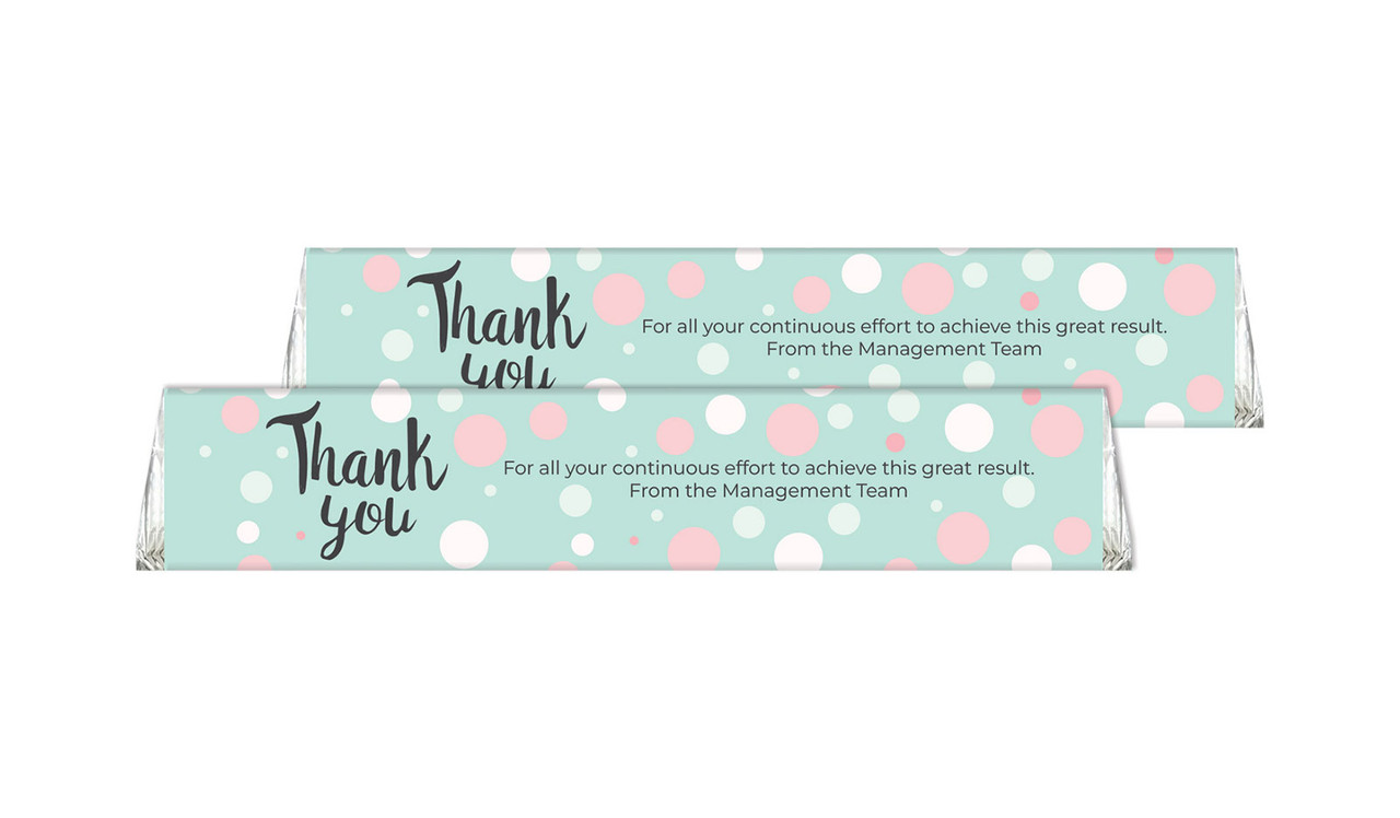 Dots Personalised Toblerone Thank You Chocolates 50g