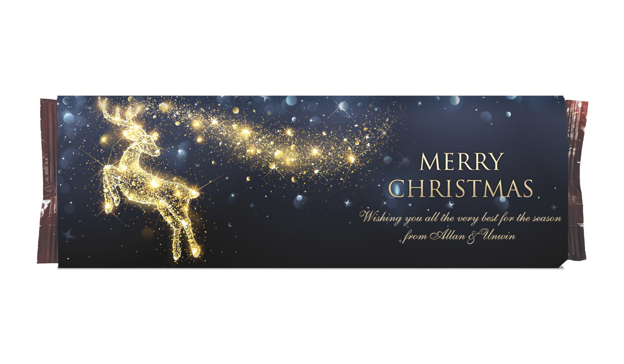 Glowing Reindeer Packet Of Personalised TimTams TM