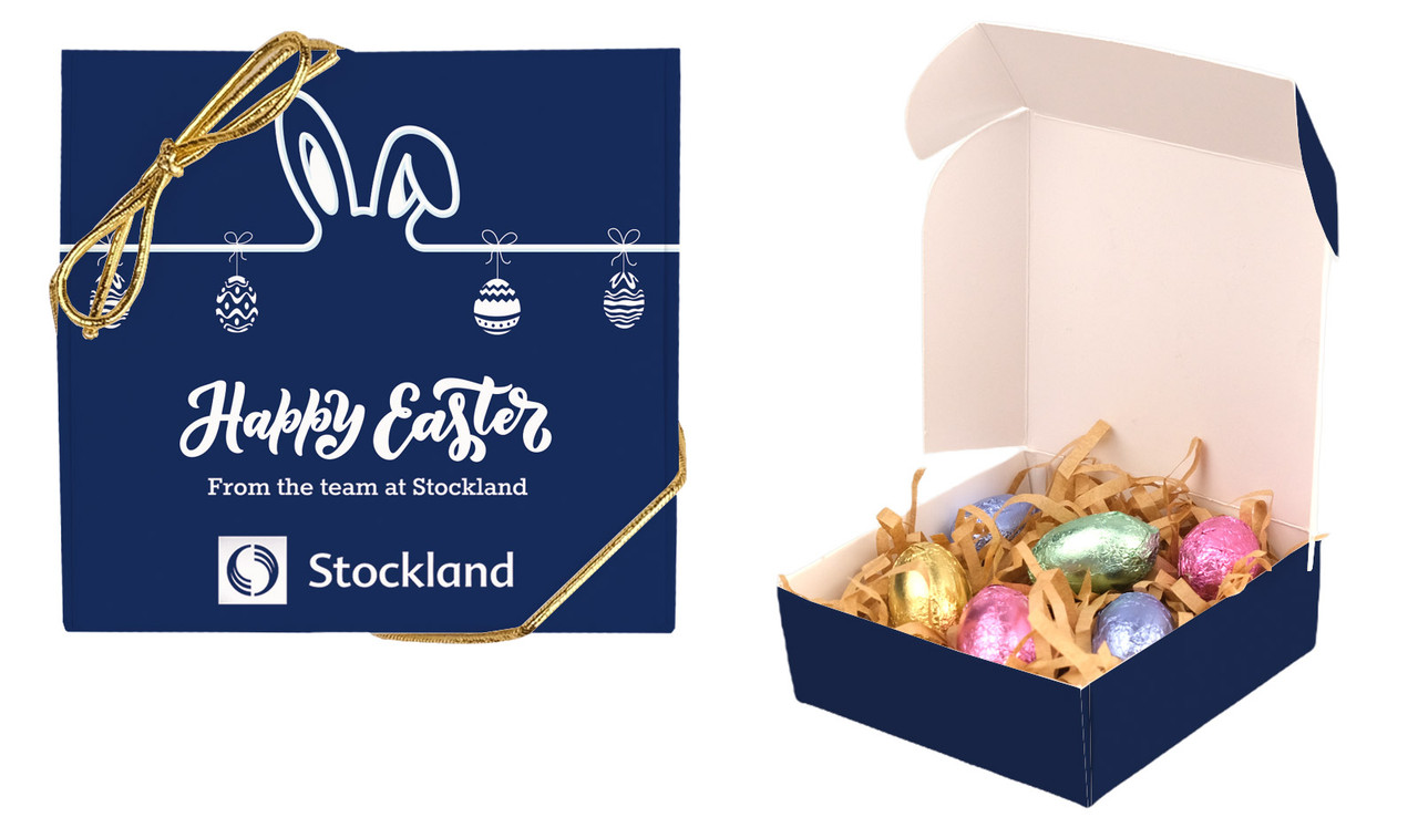 Corporate Personalised Easter Egg Nest Box