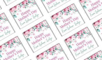 Falling Petals Mother's Day Custom Mini Chocolates