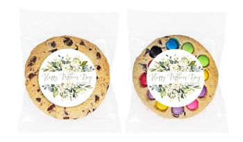 White Roses Personalised Mother's Day Cookie