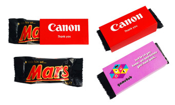 Mini Mars Bar TM 18g With Personalised Sleeve (Pack Of 12)