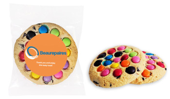 Giant 10cm Cafe-Style Smartie Cookie (Pack Of 12)