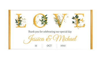 Words Of Love Personalised Chocolate Bar