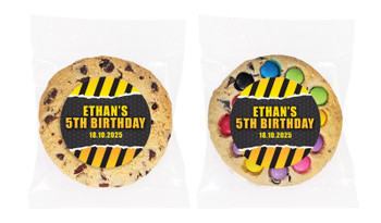 Construction Builders Personalised Birthday Cookie - Australia's #1 Kids Party Supplies