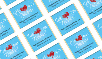 We Love Our Nurses Personalised Mini Chocolates