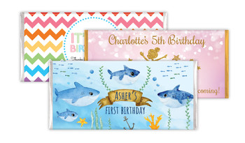 Personalised Birthday Party Chocolate Bar Favours