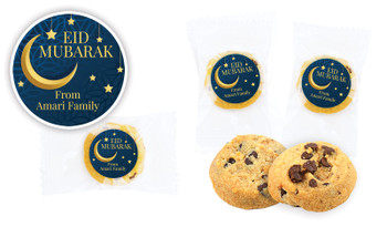 Moon on Navy  Personalised Bite-Size Cookie 5g