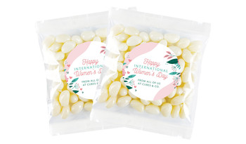 Fun Floral International Womens Day Personalised Lolly Bag