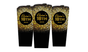 Disco Gold Personalised Chocaboxes