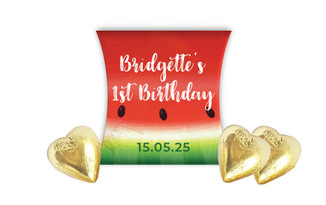 Watermelon Party Kids Party Personalised Pillow Boxes