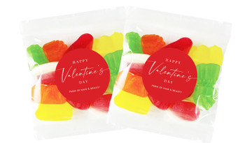 Only Red Valentines Day Personalised Lolly Bag