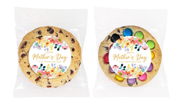 Colourful Florals Mother's Day Personalised Day Cookie