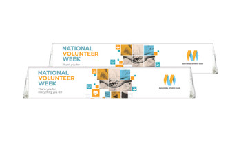 Company Colours Volunteer Week Personalised Toblerone 50g