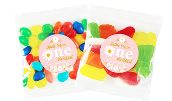 Little Miss Onederful Personalised 1st Birthday Lolly Bag (Choice Of Fillings)