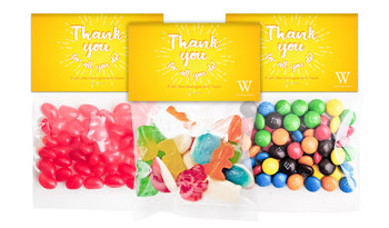 Sunny Personalised Lolly Bag With Topper