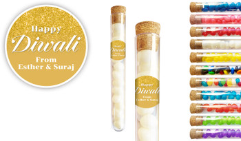 Gold Dust Diwali Personalised Test Tubes