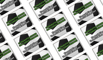 Soccer Ball Personalised Mini Chocolates