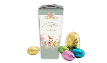 Forest Rabbit Personalised Easter Egg Chocabox