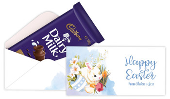 Easter Scene Personalised Cadbury Bar Box