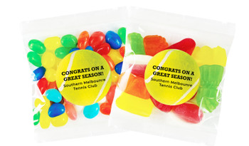 Tennis Ball Personalised Lolly Bag