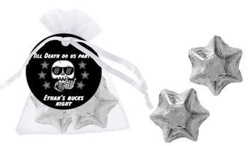 Till Death Bucks Night Personalised Organza Bag