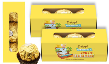 Suitcase Retirement Personalised Ferrero Rocher Gift Box