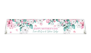 Falling Petals Personalised Large Toblerone Mother's Day Chocolates 100g