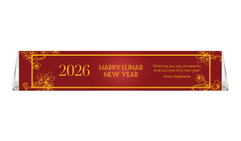 Cherry Blossoms Chinese New Year Custom Large Toblerone Bars 100g