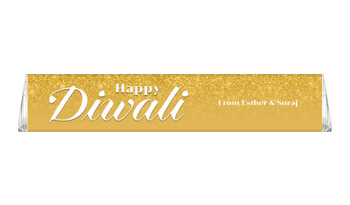 Gold Dust Personalised Large Toblerone Diwali Chocolates 100g